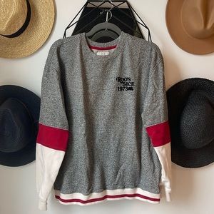 Roots cabin sweater